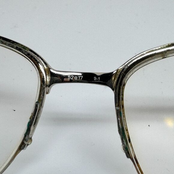 Banana Republic Pandora OKY2 Blue Gold 52 x 17 135 mm Eyeglass Frame H14565 - Picture 8 of 9
